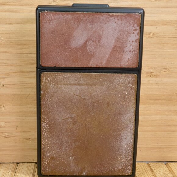 Vintage 70s Polaroid SX-70 Model 3 Land Camera, Black Body with Brown Leather - Picture 7 of 14